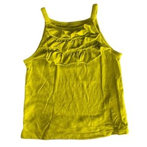 4/$12 💥♻ Okie Dokie Baby Girls Neon Green Summer Tank Blouse | Sz 12-18m | 468